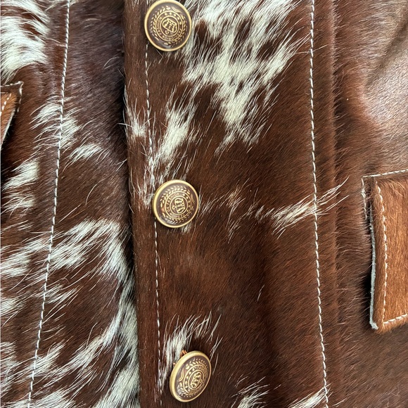 Cowhide leather jacket. Never worn. Too small for me - Picture 3 of 6